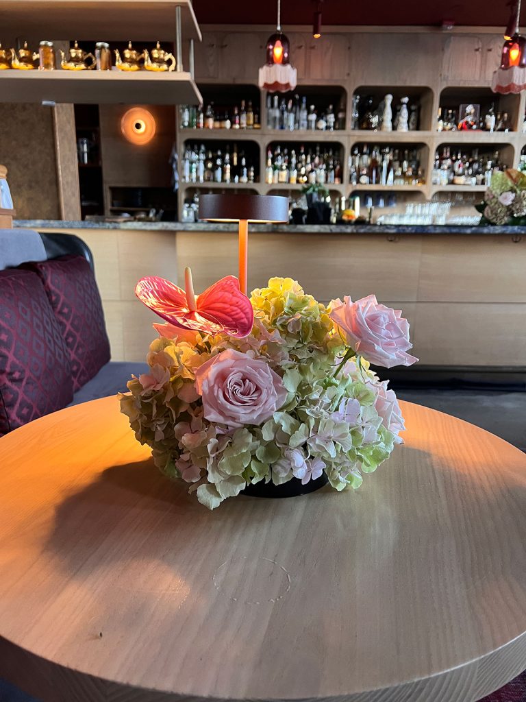 Mint Blush Centerpiece